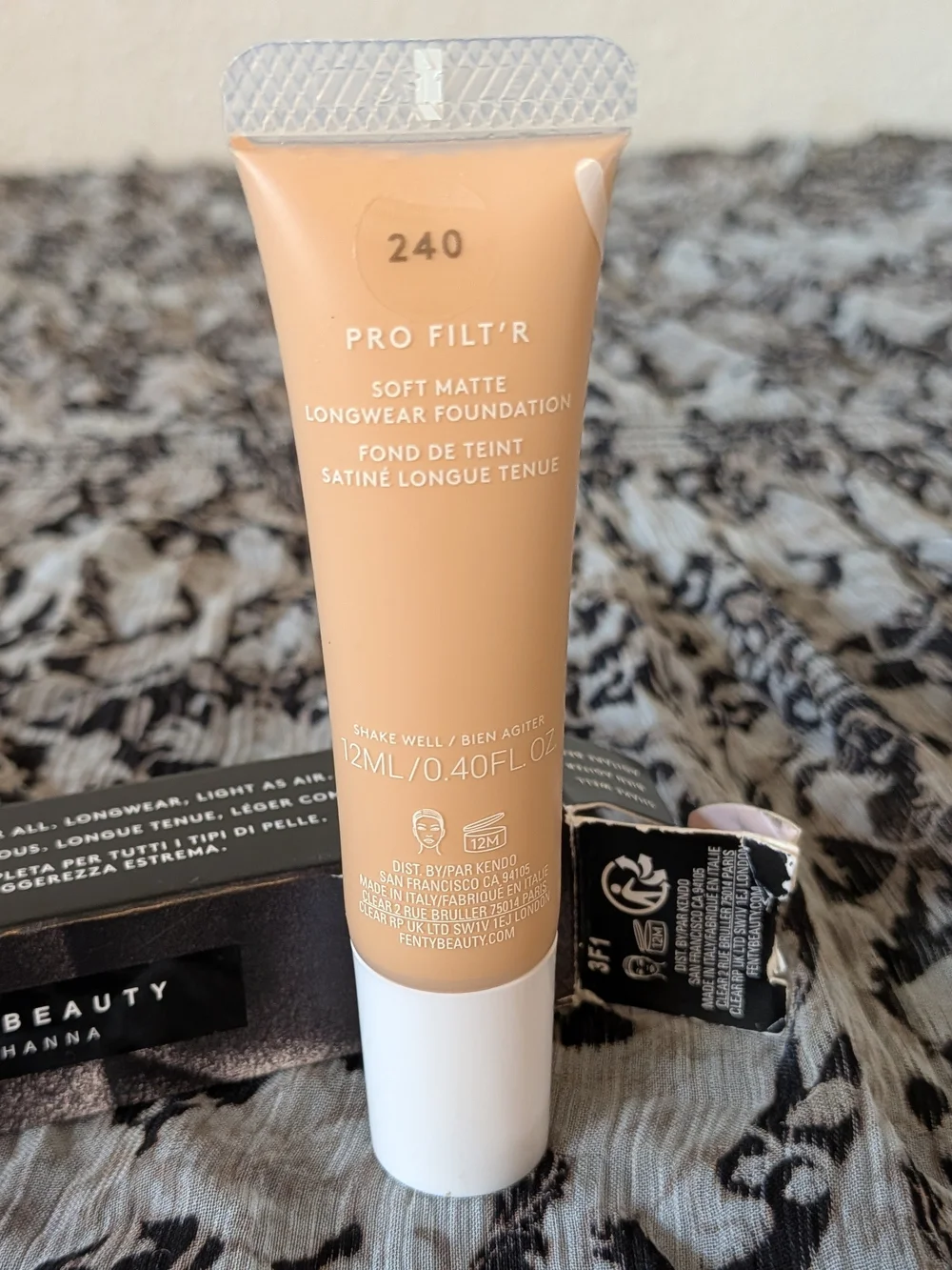 Fenty Beauty Soft Matte Foundation Tube — Shade 240